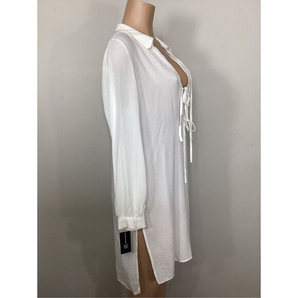 New. International concepts Ivory crepe cover up. Medium. Retails $99 - Picture 5 of 8